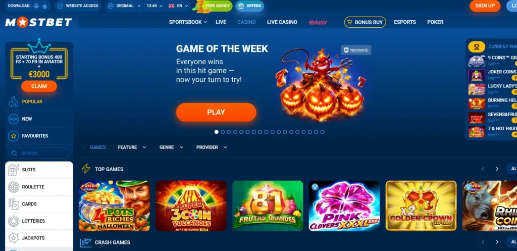 Mostbet Casino